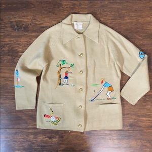 Andreno Argenti Golf Vintage Cardigan